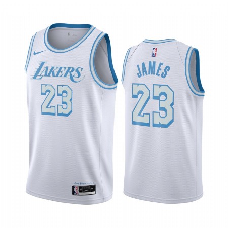 Los Angeles Lakers LeBron James 23 2020-21 City Edition Miesten Pelipaidat Swingman